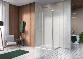 Душевая дверь Radaway Nes 8 KDS II 120х200 см распашная левая хром/прозрачное стекло 10087120-01-01L