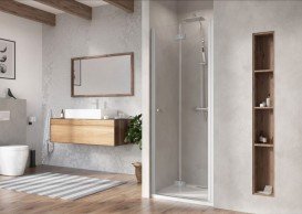 Душові двері Radaway Nes DWB 90 права профіль хром прозоре скло 10029090-01-01R