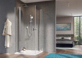 Душові двері Radaway Nes KDD II 90 права профіль хром прозоре скло 10031090-01-01R