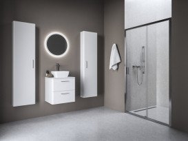 Душевая дверь Ravak Blix II NBLDP2-110 раздвижная профиль полированный алюминий стекло transparent 0PMD0C00Z1