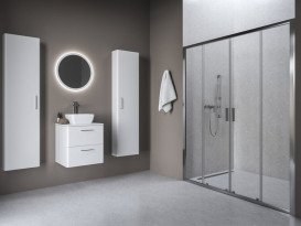 Душевая дверь Ravak Blix II NBLDP4-120 раздвижная профиль полированный алюминий стекло transparent 0YMG0C00Z1