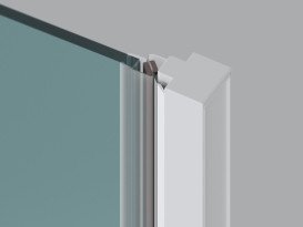 Душевая дверь Ravak Cool! COSD2-100 распашная профиль матовый белый стекло transparent X0VVACE00Z1