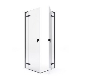 Душевая дверь Roca Metropolis-N 90х200 см профиль черный матовый/прозрачное стекло AMP0809016M