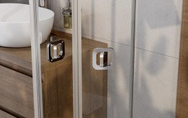 Душевая кабина Besco Exo-H 90х90х195 см профиль хром глянцевый/стекло прозрачное KEH-90-195