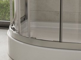 Душевая кабина Besco Modern 90х90 см профиль хром/стекло прозрачное MP-90-185-C