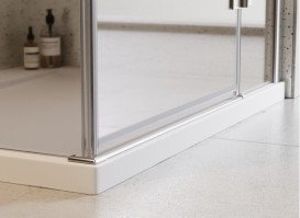 Душова кабіна Besco Viva 120х80 см права профіль хром/скло прозоре VPP-128-195C