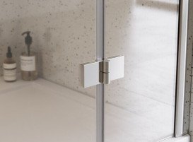 Душова кабіна Besco Viva 120х90 см права профіль хром/скло прозоре VPP-129-195C