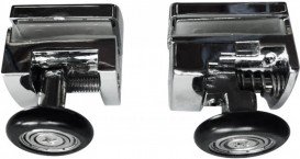 Душова кабіна Eger Iris 90x90 з піддоном профіль хром/прозоре скло 599-142