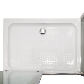 Душевая кабина Insana Fiona 80 110x80 профиль алюминий/прозрачное стекло А0056097