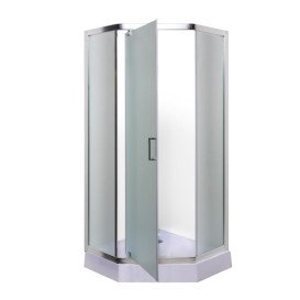 Душова кабіна Insana Flavia 90x90 см профіль браш/рифлене матове скло А0048488