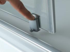 Душевая кабина Kolpa San Montes TK 140X80/K-L левая профиль хром/прозрачное стекло 514390