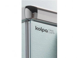 Душевая кабина Kolpa San Polaris R B 90х90 см профиль черный/прозрачное стекло Clean Coat 515390
