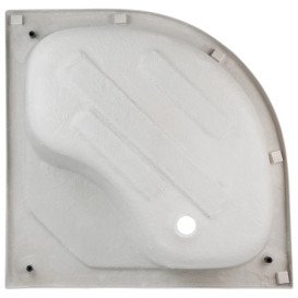 Душова кабіна Kroner KRP HarzCTF9090 90х90 см профіль сатин рифлене скло CV029563