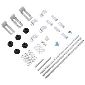 Душова кабіна Kroner KRP HarzCTF9090 90х90 см профіль сатин рифлене скло CV029563