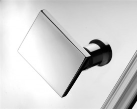 Душова кабіна Radaway Almatea P 100х90 профіль хром / скло графіт 30722-01-05N