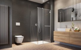 Душевая кабина Radaway Carena KDJ 100х80 правая см профиль хром прозрачное стекло 134432-01-01NR