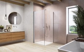 Душова кабіна Radaway Eos KDJ I ліва 90х90 см хром/прозоре скло 137503-01-01L