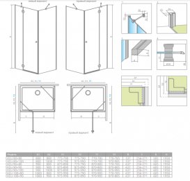 Душевая кабина Radaway Torrenta KDJ распашная левая 100х90 см хром/прозрачное стекло 132246-01-01L