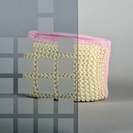 Душова кабіна Sansa 90х90 см профіль сатин/скло прозоре з візерунком мозаїка сірий S-90/40М