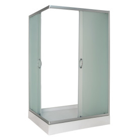 Душова кабіна Vivia 012080 JK 120х80 профіль сатин/скло fabric А0054806