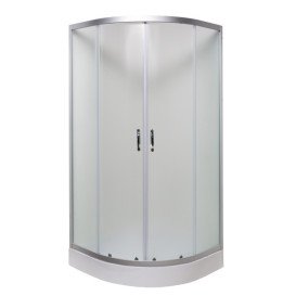 Душова кабіна Vivia 092 JK New 90х90 профіль сатин/скло fabric А0054764