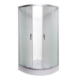 Душова кабіна Vivia 092 JK New 90х90 профіль сатин/скло fabric А0054764