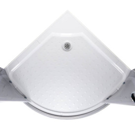 Душевая кабина Vivia JK 091 Grey 90х90 профиль сатин/стекло серое А0055605