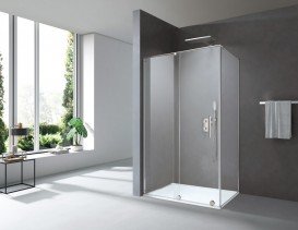 Душова кабіна Volle Teo 117,5х87,5 профіль хром/прозоре скло 10-22-333