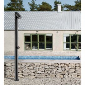 Душевая колонна Ama уличная на солнечной батарее нержавеющая сталь черный SO2300