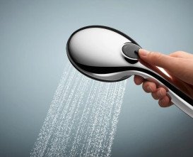 Душова лійка Grohe Vitalio Start 110 мм 2-режимна зі шлангом хром 26972001