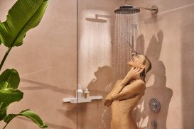 Душова лійка Hansgrohe Pulsify S 100 1jet EcoSmart+ хром 24126000