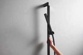 Душевая лейка Hansgrohe Pulsify S 100 1jet EcoSmart+ матовый черный 24126670