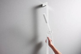 Душевая лейка Hansgrohe Pulsify S 100 1jet EcoSmart+ матовый белый 24126700