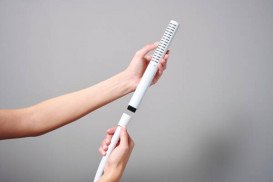 Душевая лейка Hansgrohe Pulsify S 100 1jet EcoSmart+ матовый белый 24126700