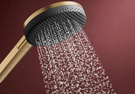 Душова лійка Hansgrohe Raindance Alive Select S 125 3-режимна бронза 24500140