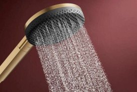 Душова лійка Hansgrohe Raindance Alive Select S 125 3-режимна EcoSmart бронза 24511140