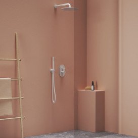 Душевая лейка Ravak 1 режим белый матовый X07P682