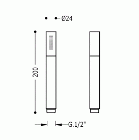 Душова лійка Tres Tub з анти вапняним покриттям хром 913412380