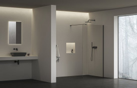 Душова нерухома стінка Ravak Walk-In Air Wall 90 чорний профіль скло transparent GW9W70300Z1C