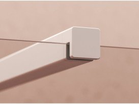 Душова нерухома стінка Ravak Walk-In Wall 110 білий матовий профіль скло transparent GW9WD0E0SZ1