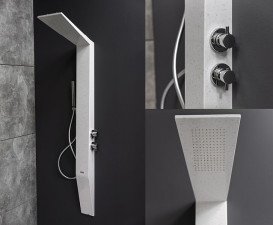 Душевая панель Kolpa San Slim 1600 2f Kerrock андезит 564060