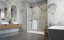 Душова перегородка Radaway Modo New Black II 145 см чорний/прозоре скло 389145-54-01W