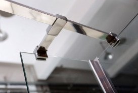 Душова перегородка Volle Walk-In 90 см + Walk-In 40 см хром/прозоре скло 18-08-10194