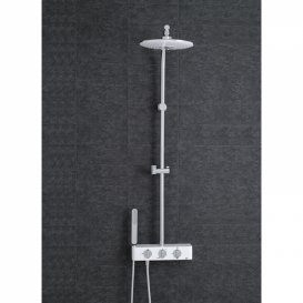 Душевая система GRB Despertar Balnea термостатическая хром/белый 85460850XL