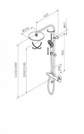 Душова система GRB Premier хром 50454500TL