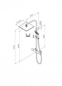 Душевая система GRB Winner хром 44425440XL
