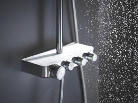 Душевая система Grohe Euphoria SmartControl 310 DUO с термостатом белая луна 26507LS0