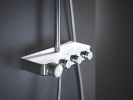 Душова система Grohe Euphoria SmartControl 310 DUO з термостатом біла місяць 26507LS0