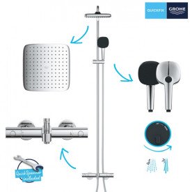 Душова система Grohe Quickfix Vitalio Comfort 250 з термостатом хром 26984001