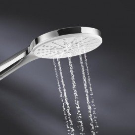 Душова система Grohe Rainshower SmartActive 310 Mono з термостатом біла місяць 26647LS0
